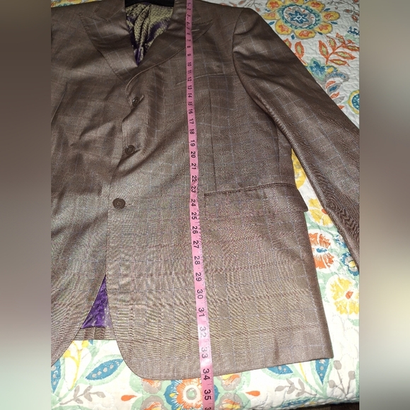 Earvin "Magic" Johnson Men's Blue Thread Accents Blazer In A Size 40R. EUC. - Picture 9 of 10